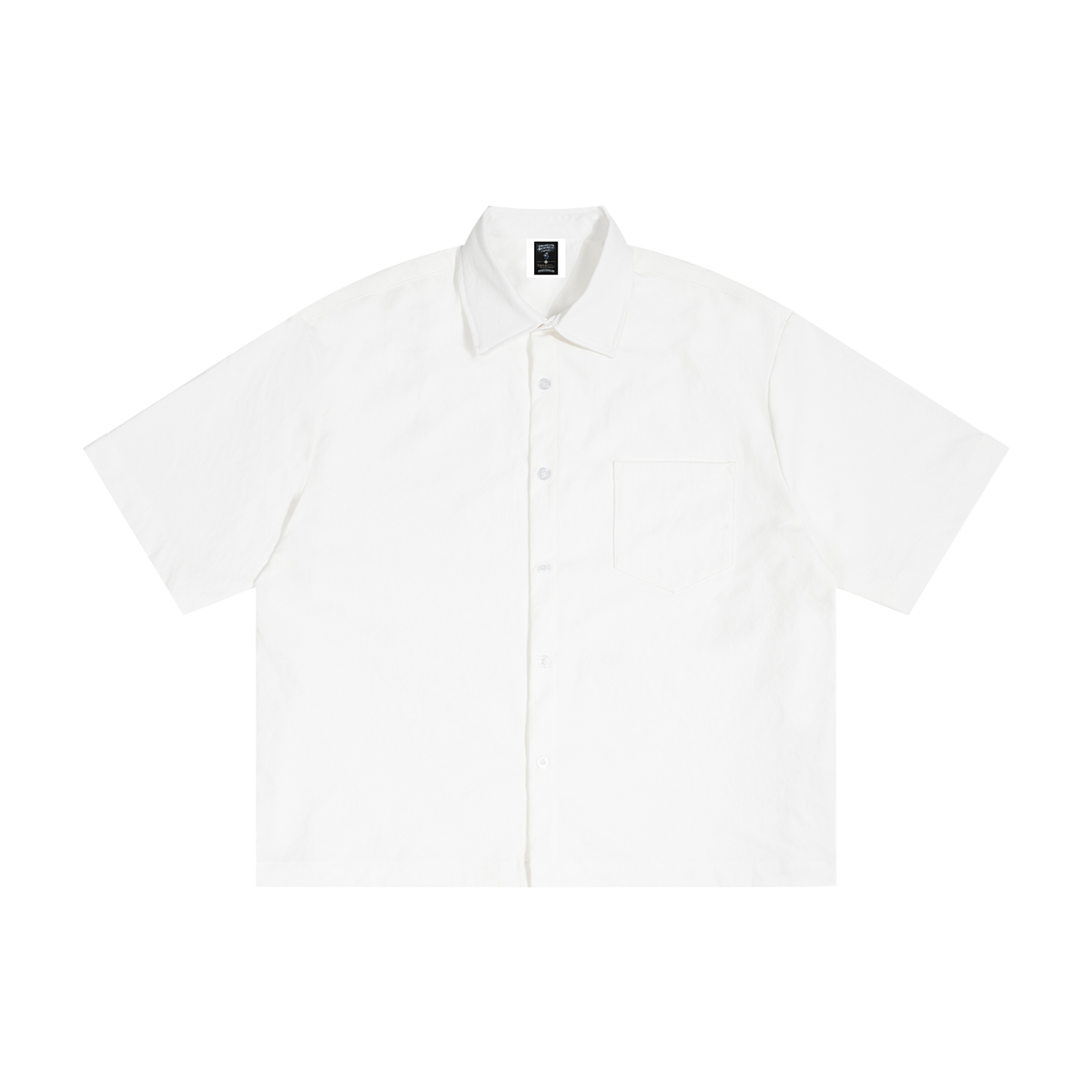 Brooklyn Republic essentials™ Boxy Heavyweight Short Sleeve Button-Up