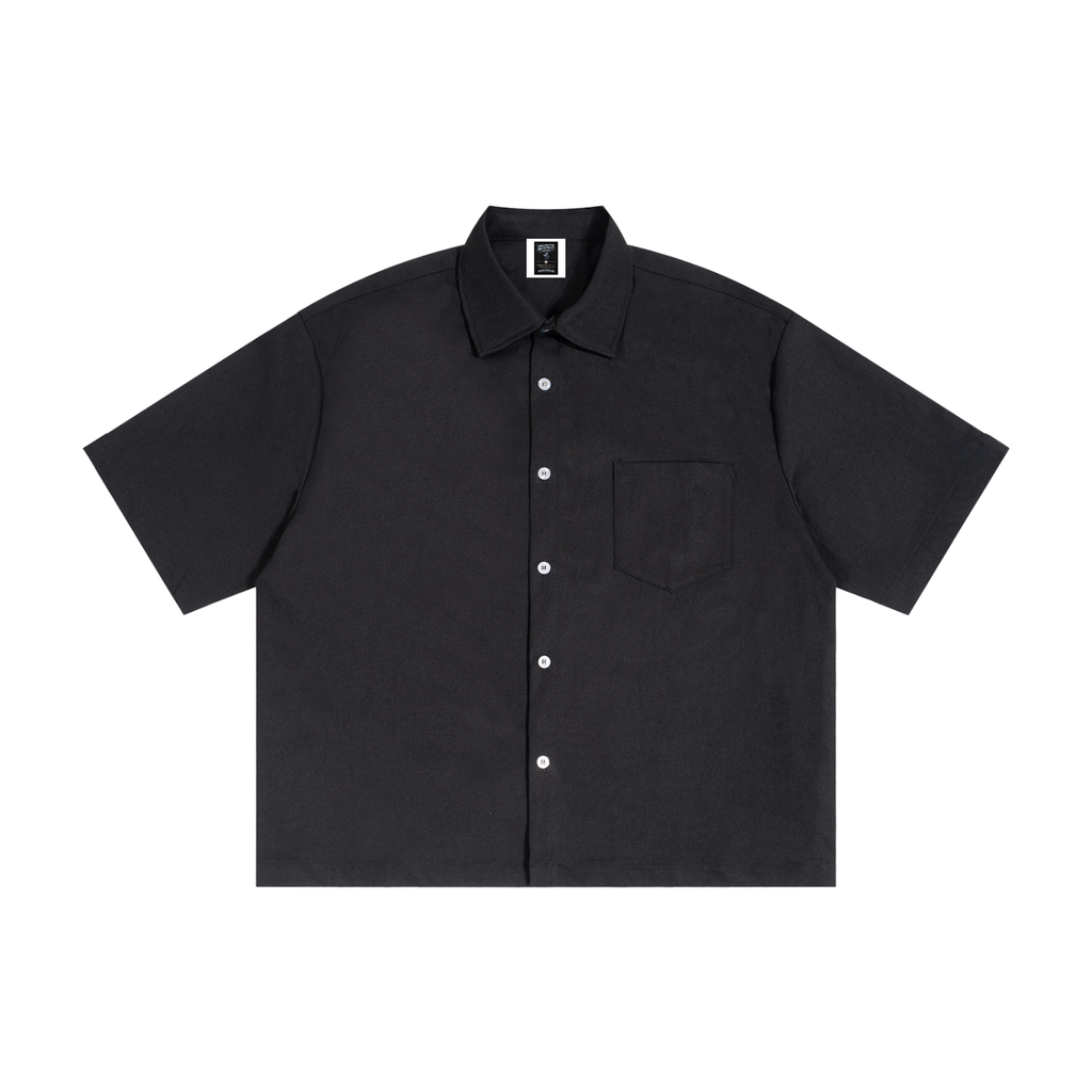 Brooklyn Republic essentials™ Boxy Heavyweight Short Sleeve Button-Up