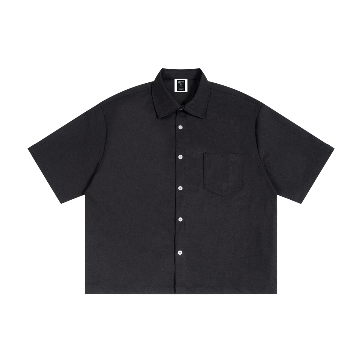 Brooklyn Republic essentials™ Boxy Heavyweight Short Sleeve Button-Up