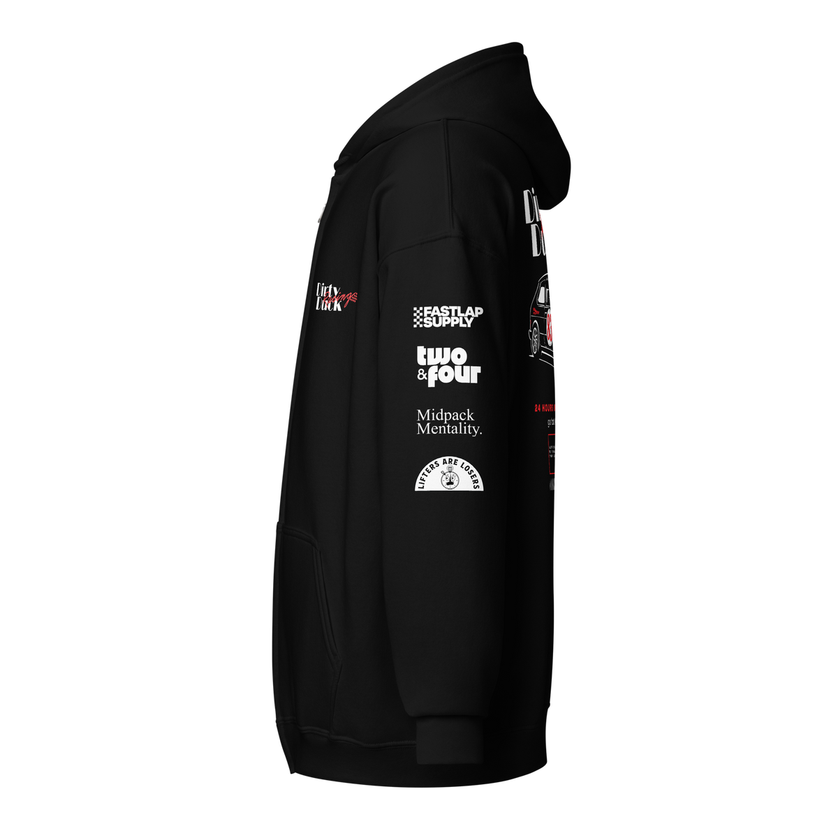 Dirty Duck Racing - Heavyweight Zip Hoodie